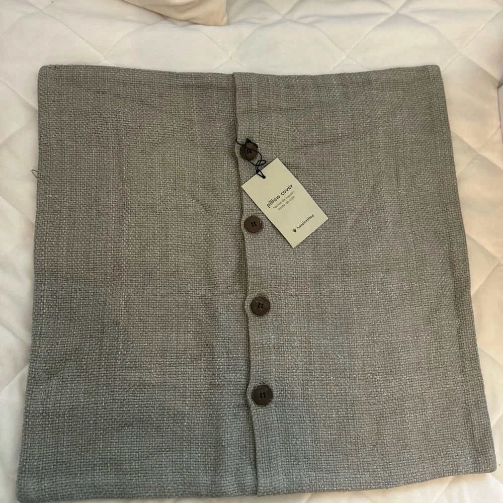 West Elm Charcoal 20x20 Pillow Covers